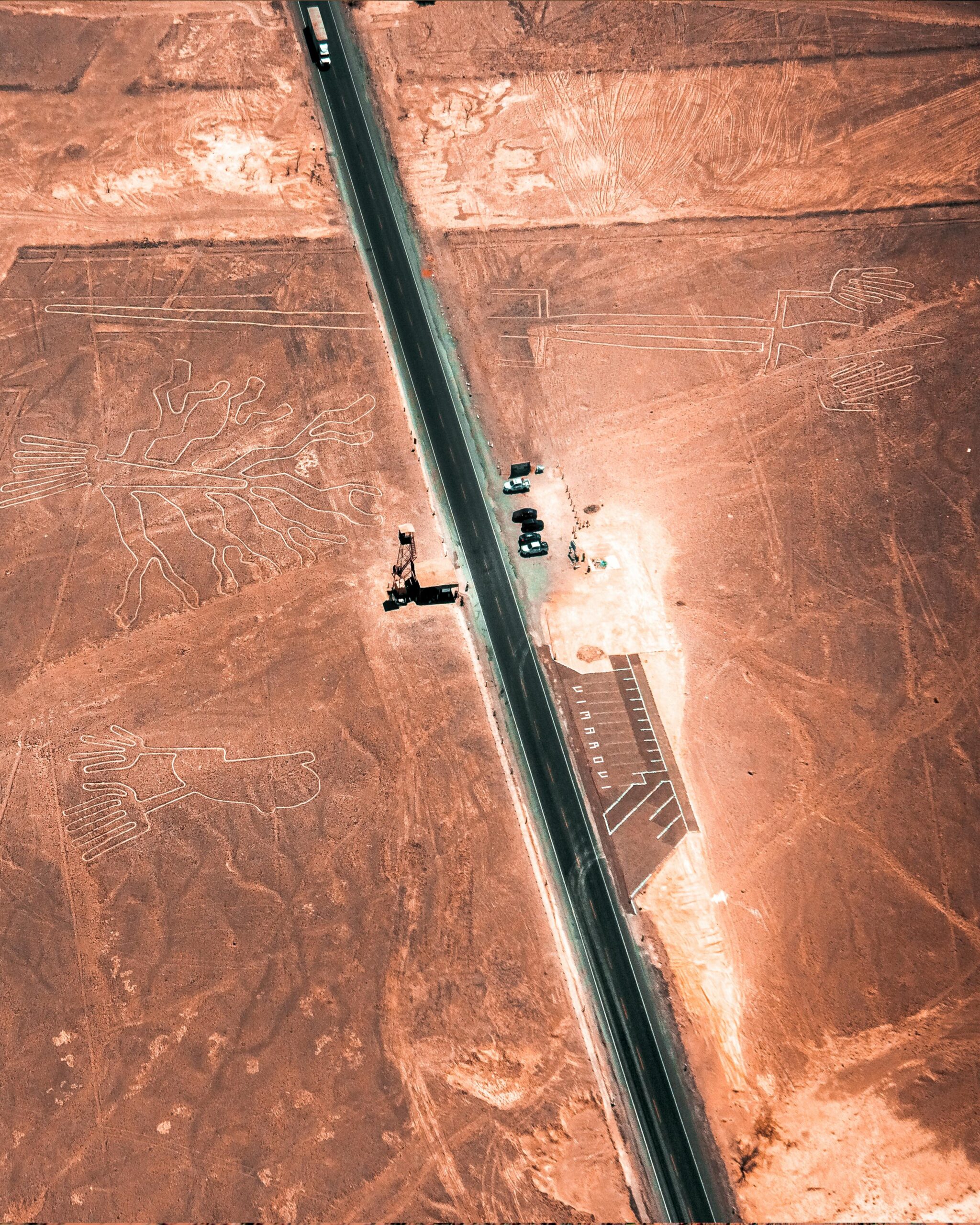 納斯卡線地畫空拍 Nazca Line bird view