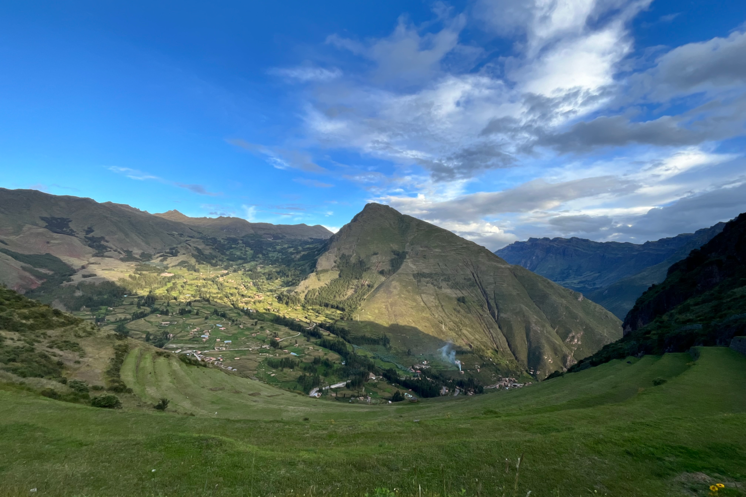 聖谷皮薩克遺址 Pisac Ruins 農業梯田與山景
