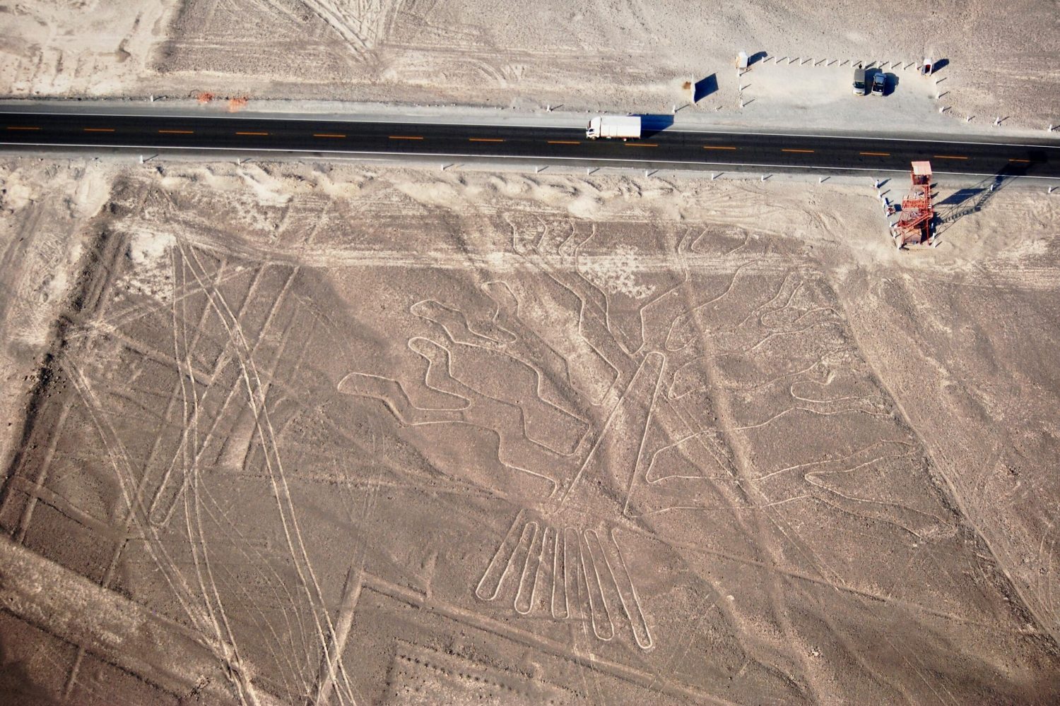 納斯卡線空中視角 Aerial view of the Nazca Lines
